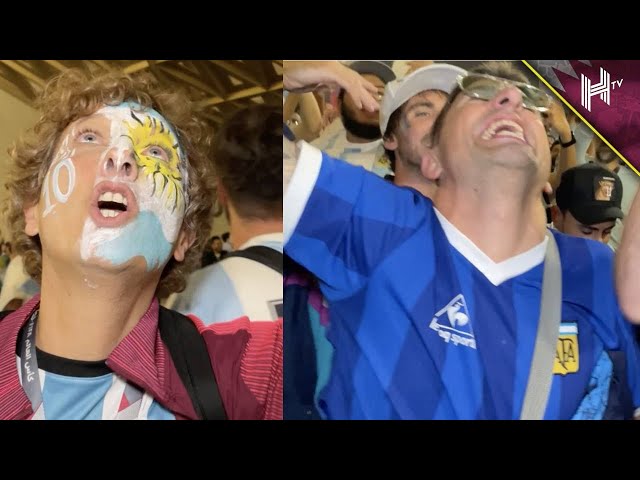 Messi is our GOD! Argentina fans EPIC celebrations after reaching World Cup final 🇦🇷
