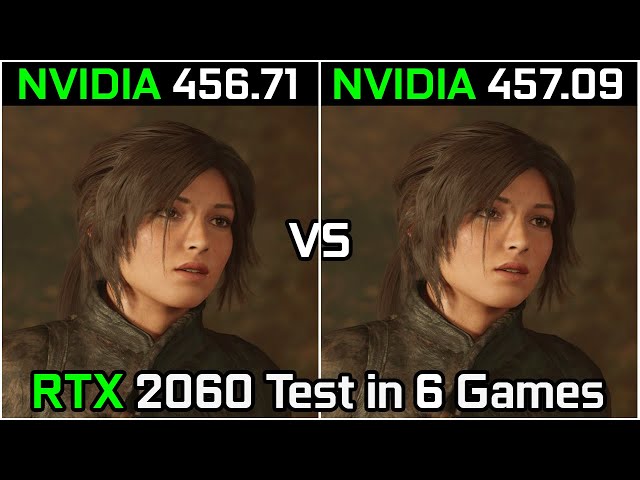 Nvidia Drivers (456.71 vs 457.09) RTX 2060 Test in 6 Games 2020