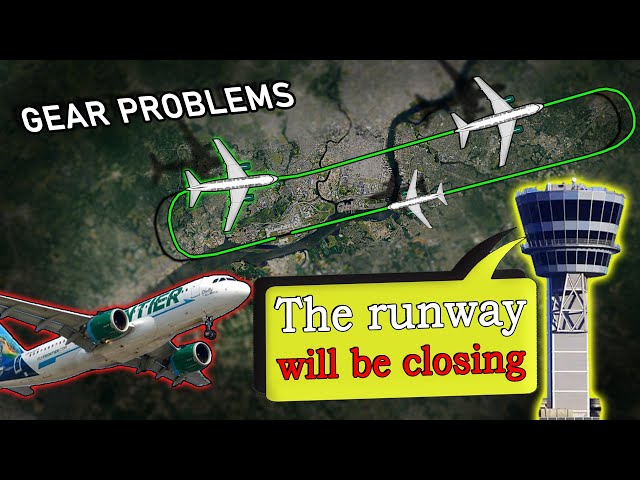 NOSE GEAR ISSUES | Frontier A320 Emergency Return to Philadelphia