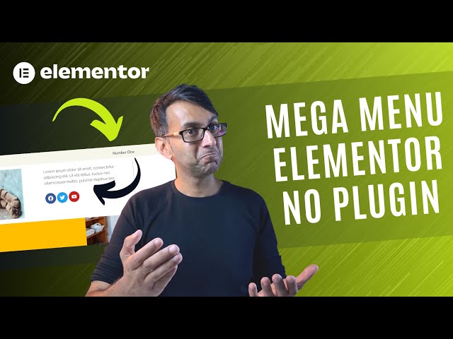 Elementor Mega Menu without a Plugin - Elementor Wordpress Tutorial - #Wordpress #Elementor
