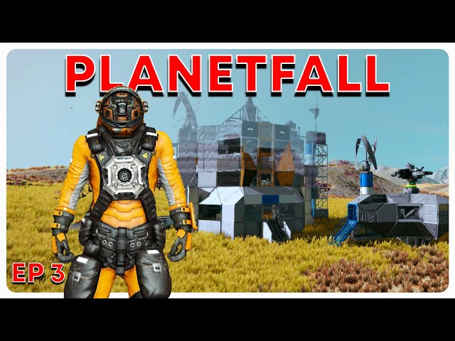 Building a Control Tower after Making Planetfall in Space Engineers Ep: 3