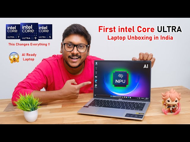 First intel Core ULTRA Laptop Unboxing in India... 🤯 This Changes Everything !!