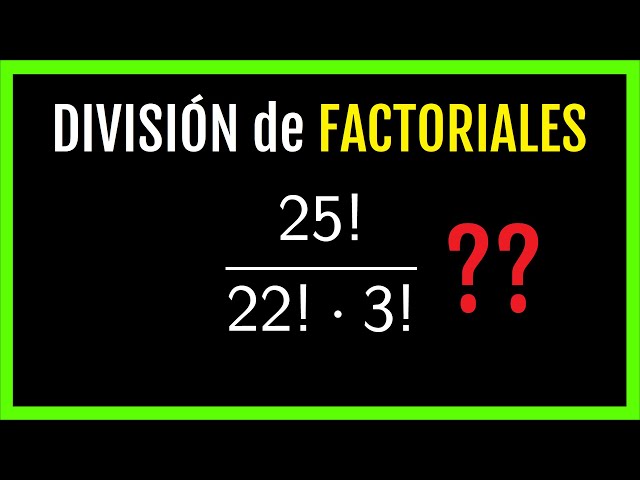 ✅ DIVISIÓN de FACTORIALES 💥 Simplificar fracción, números combinatorios 🤔🤣 #matematicas #shorts