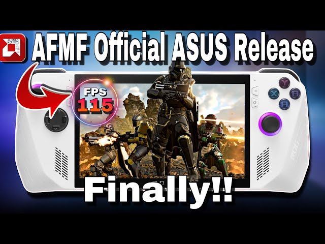 Asus Rog Ally AMD Fluid Motion Frames Official Release!