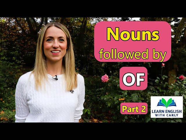 English Vocabulary: NOUNS followed by OF | Part 2 💗 Improve your Vocab #nouns #of #englishvocabulary