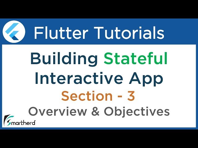 Building Complete app using Stateful Widget | Flutter Tutorial for Beginners with Dart:  #3.1