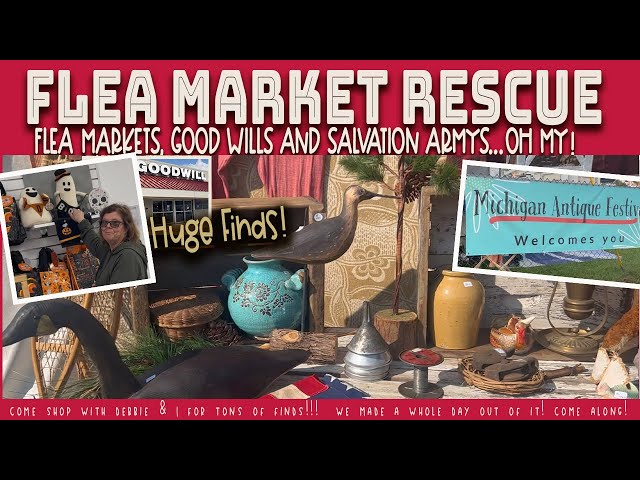 COME SHOP WITH DEBBIE FOR HUGE HOME DECOR FINDS AT MIDLAND ANTIQUE SHOW & FLEA MARKET & GOODWILL!