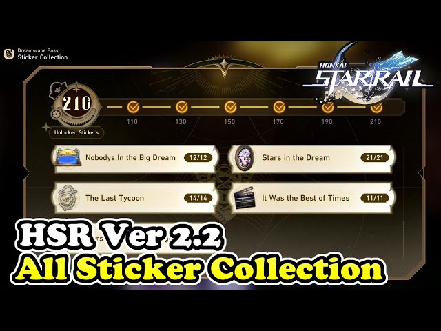Honkai Star Rail 2.2 All Sticker Collection Locations
