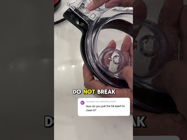How to remove the black ring on KitchenAid Food Chopper #howto #foodprocessor #ugccontentcreator