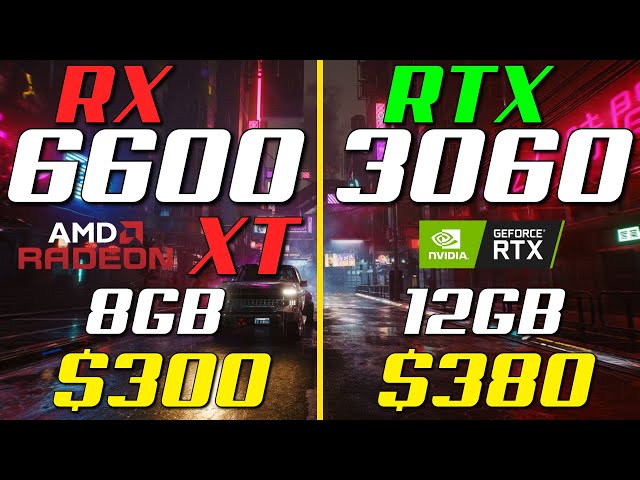 RTX 3060 vs. RX 6600 XT - Test in 7 Games | 1080p