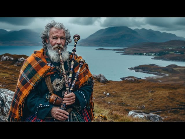 Bagpipe, Uilleann Pipes l Celtic Music with Beautiful Scenery of Scottish Highlands | Music Therapy