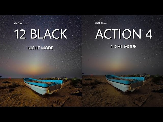 The New GoPro Hero 12 BLACK VS  DJI OSMO ACTION 4 | NIGHT MODE | Camera Test