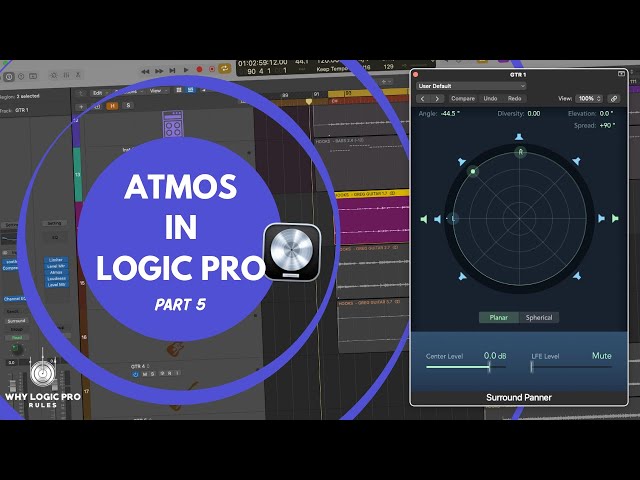 #5 - How Surround Panning Works in Atmos (Dolby Atmos in Logic Pro Series)