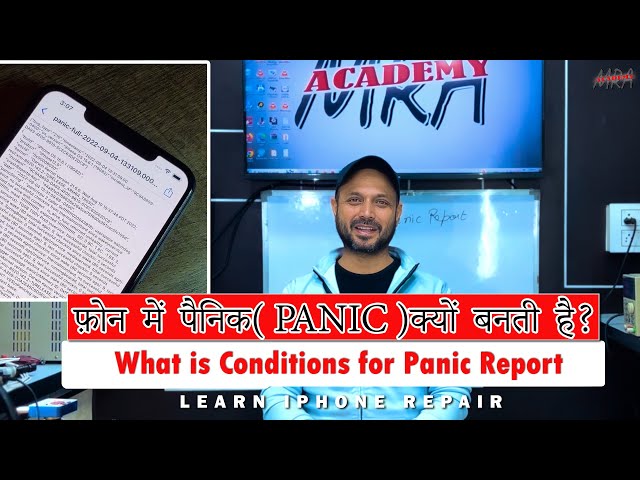 What is conditions for panic Report | why iPhone make panic Report |Mobile Repair Academy