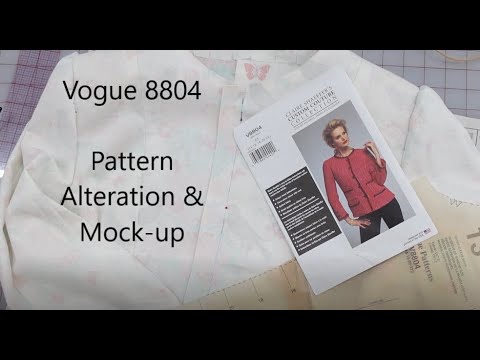 Vogue 8804 Couture Cardigan Jacket
