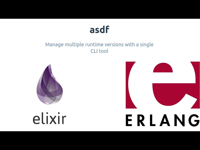 Installing Erlang 25.1.2 and Elixir 1.14.2 using asdf
