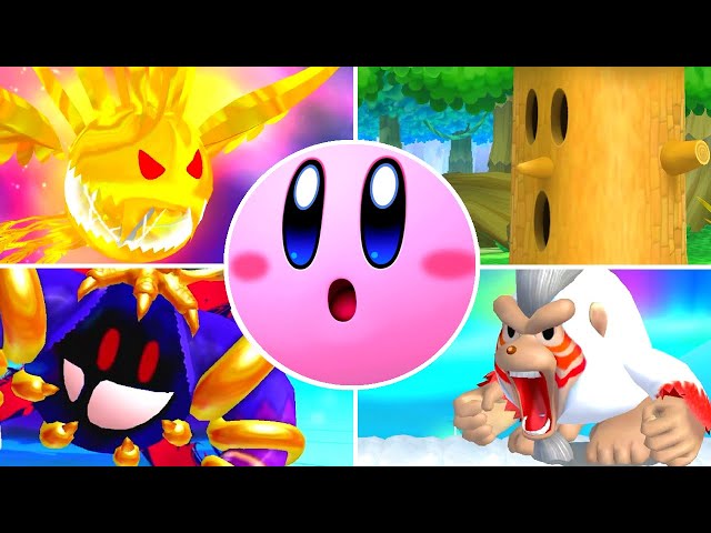 Kirby's Return to Dream Land - All Main Bosses