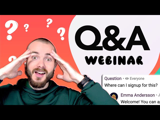 What is a webinar Q&A? | Webinar Tutorial