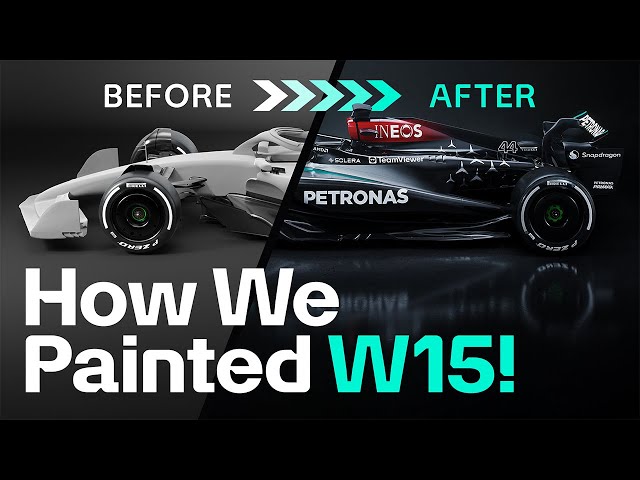 A Step by Step Guide on How We Painted Our 2024 F1 Car 🤩