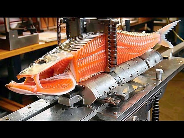 Amazing sturgeon farming & processing technology for best caviar. Incredible tuna meat cutting skill