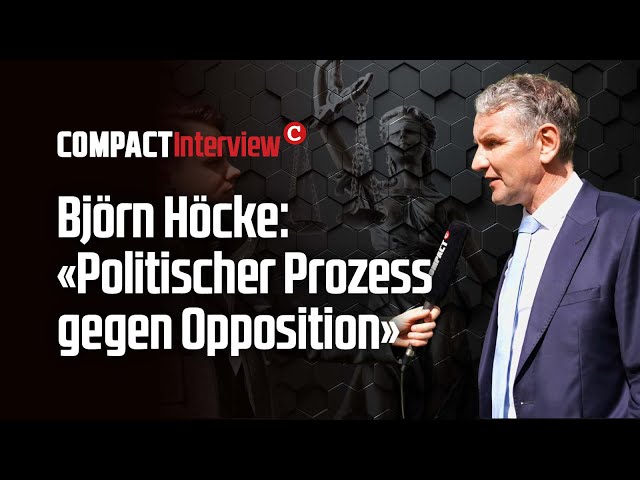 Björn Höcke - Exklusiv Interview: «Politischer Prozess gegen Opposition»