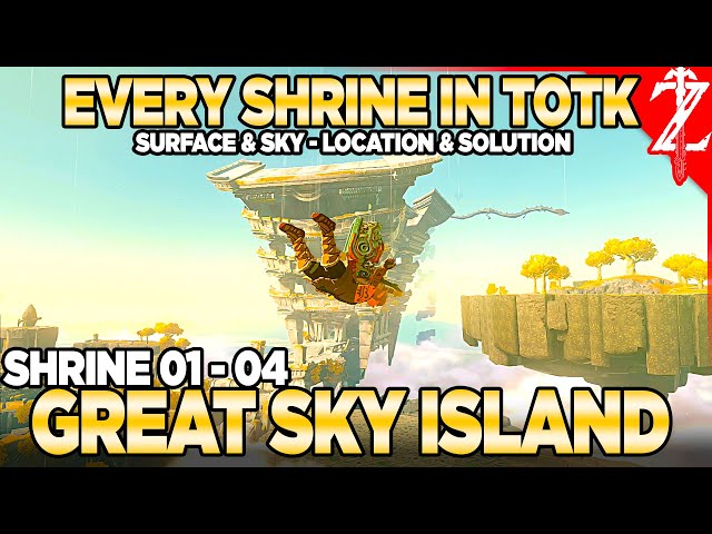 Every Shrine in The Great Sky Island - Tears of the Kingdom Shrine Hunters 01