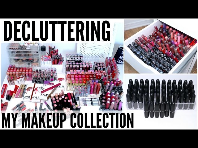 Decluttering My Makeup Collection || Lipsticks, Lip Glosses & Lip Liners Declutter