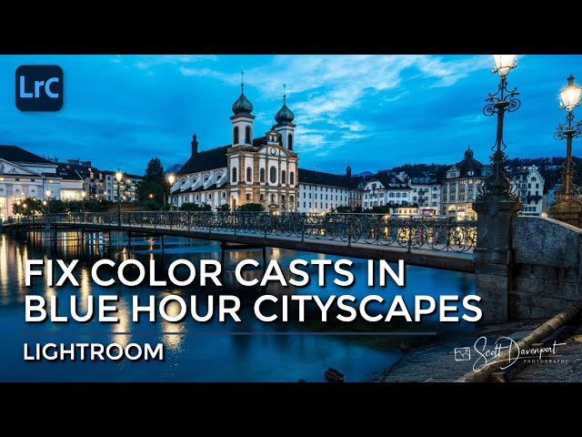 Fix Color Casts In Your Blue Hour Cityscape Photos With The Lightroom Point Color Tool