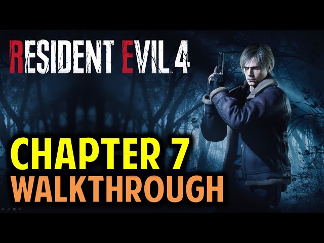 Chapter 7 Full Walkthrough: Head for the Courtyard | Resident Evil 4 Remake (2023)