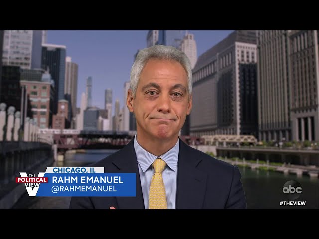 Rahm Emanuel Says GOP Will Regret Amy Coney Barrett SCOTUS Confirmation | The View