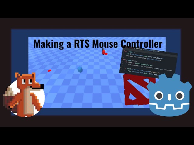 Making an RTS/Moba style controller in Godot game engine