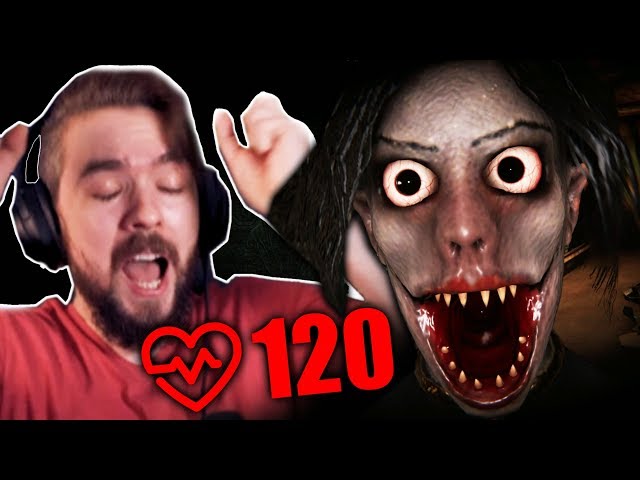 PLAYING SCARY GAMES WITH A HEART RATE MONITOR | Escape The Ayuwoki