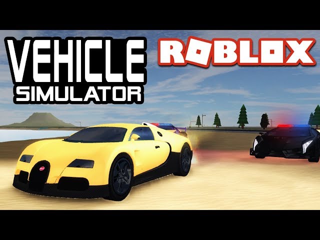 POLICE PURSUIT in Vehicle Simulator! | Roblox