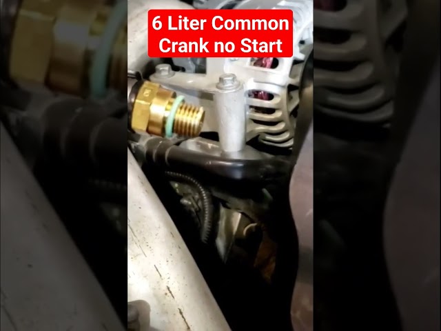 6 Liter Crank No Start Full Test and Repair Video in Description