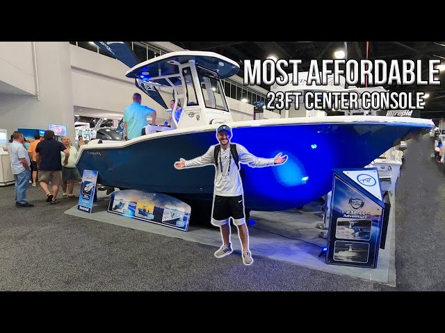 The Most AFFORDABLE 23ft Center Console at the Miami Boat Show 2023