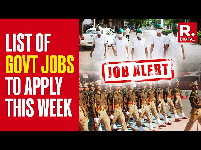 From UPSC CAPF to Indian Navy, Here's the List of Govt Jobs to Apply
