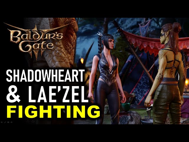 Shadowheart & Lae'zel Fighting Over the Githyanki Artefact | Baldur's Gate 3 (BG3)