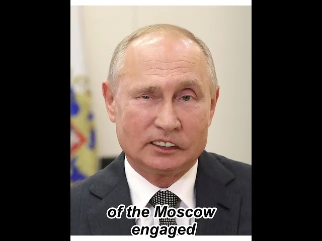 Putin Reporting on Flagship Moskva (not so deep fake satire)