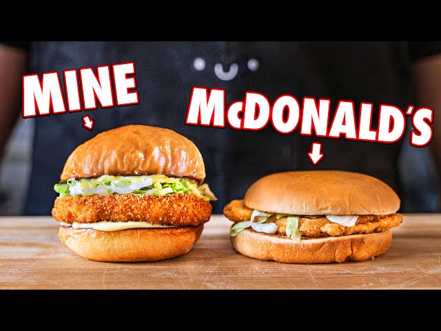 Making the McDonald’s McChicken At Home | But Better