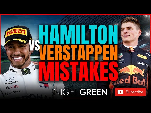 Lewis Hamilton Vs Max Verstappen MISTAKES!  Or SPEED? Nigel Green Raw CEO