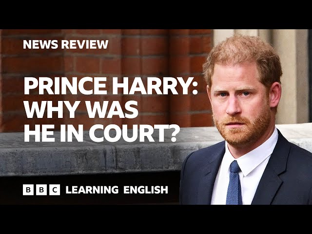 Prince Harry: Why was he in court? BBC News Review