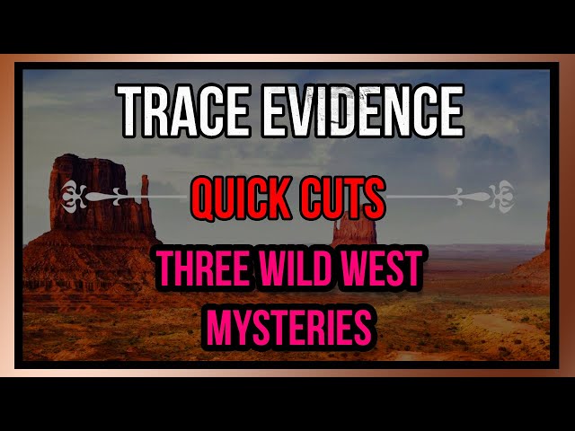 Three Wild West Mysteries