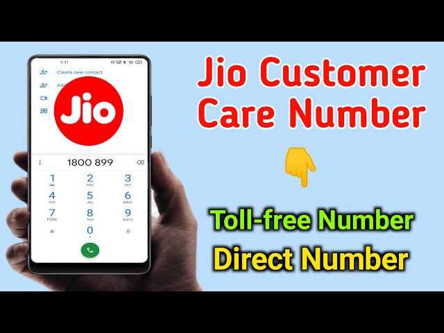 Jio Customer care Number Direct Dail । How to Call Jio Customer Care Directly। Jio Toll-free No