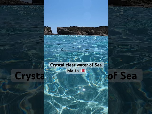 Beautiful Sea in Malta | Tourist places in Malta | Comino Island 🏝️