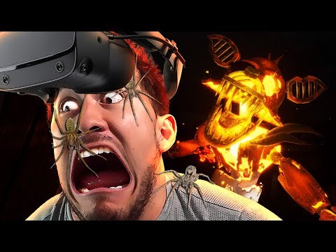 A SPIDER WAS INSIDE MY VR HEADSET!!