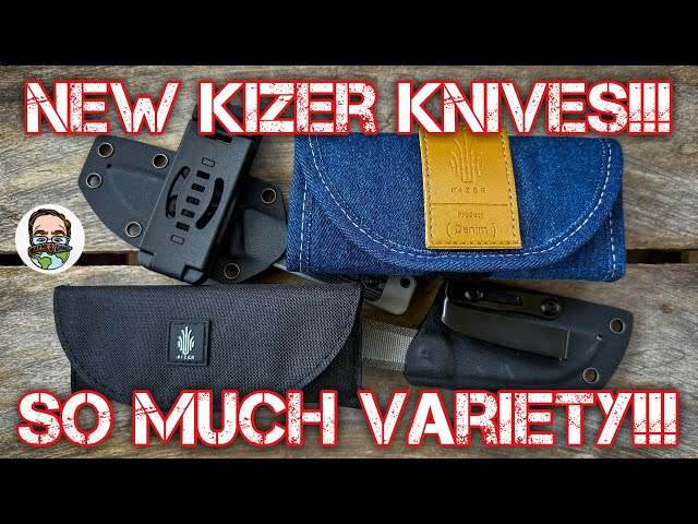 NEW KIZER KNIVES!! Excellent variety in this drop!! 👌🏼🔥