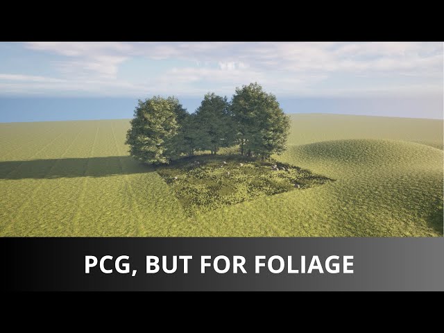 PCG Foliage Tool for Unreal Engine 5 (UE 5.4 Tutorial)