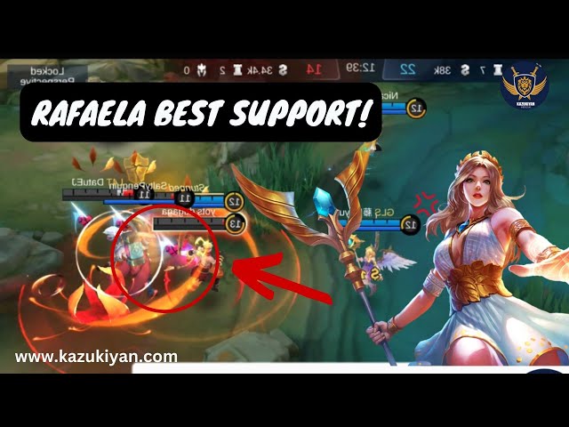 Dont Miss With Rafaela Best Support Build Gameplay in Mobile Legends #kazukiyanofficial #mlbb
