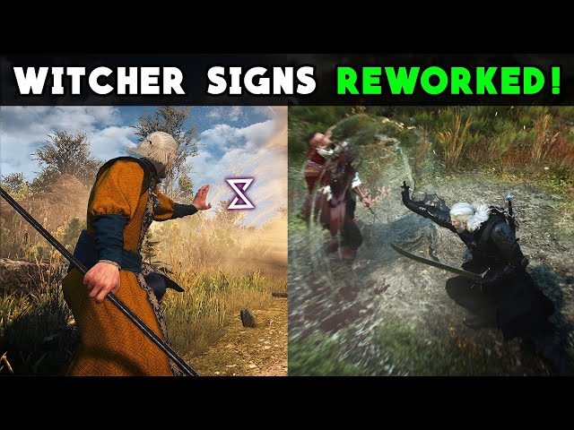 Witcher 3 Signs REWORKED | Major Changes to Igni, Aard, Yrden and Quen
