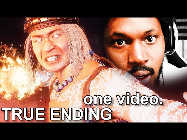 yes. i literally beat the entire game. in this video. pls watch. (MK11)
